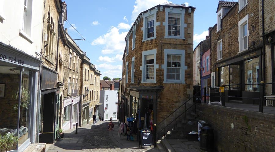 Catherine Hill, Frome's cobbled street of independent shops